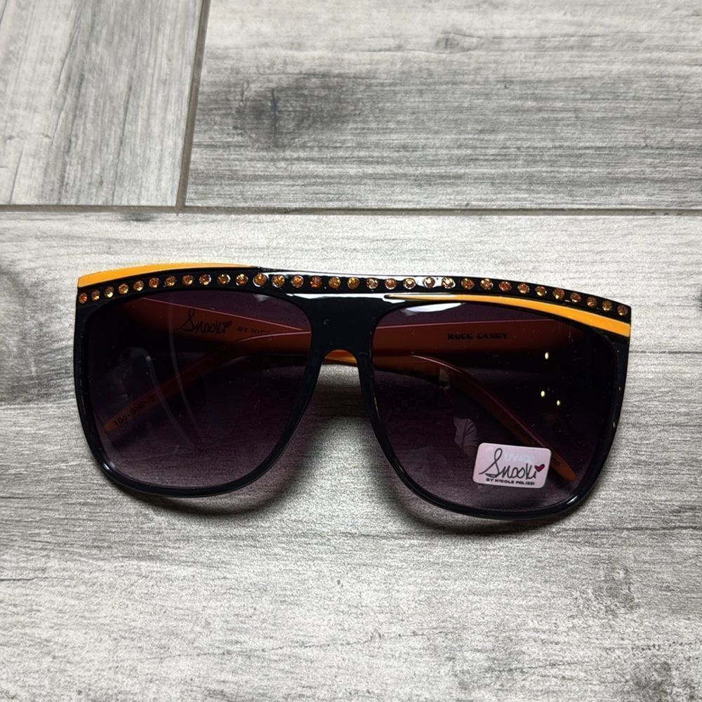 Snooki by Nicole Polizzi Womens 105-SNP-2 Rock Candy Sunglass Orange NWT